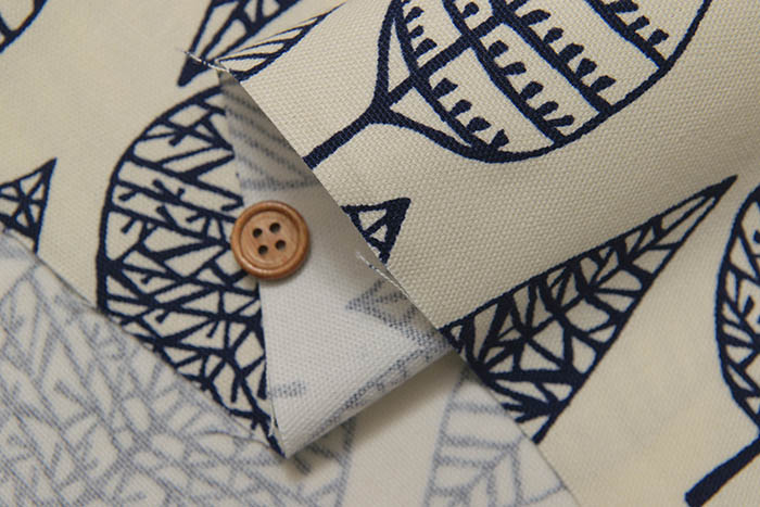 日本進(jìn)口純棉布料北歐風(fēng)葉子服裝包居家布藝手工DIY面料書衣現(xiàn)貨